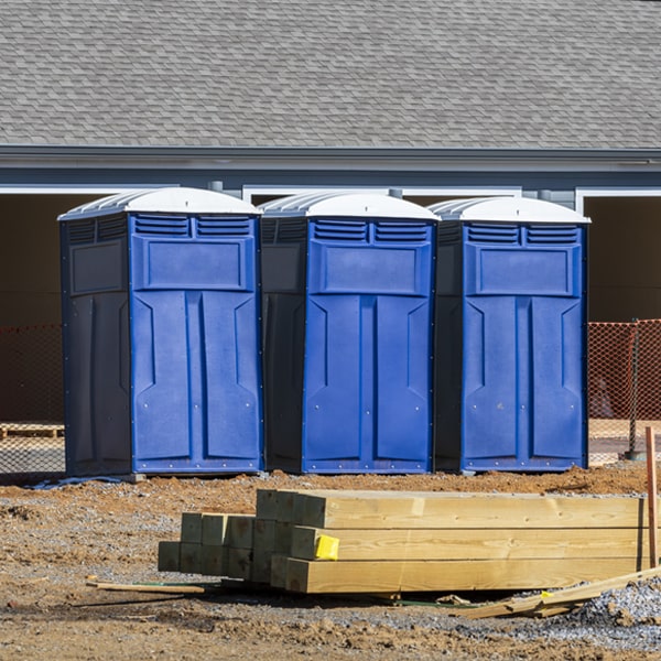 is there a specific order in which to place multiple portable toilets in Sedro Woolley Washington